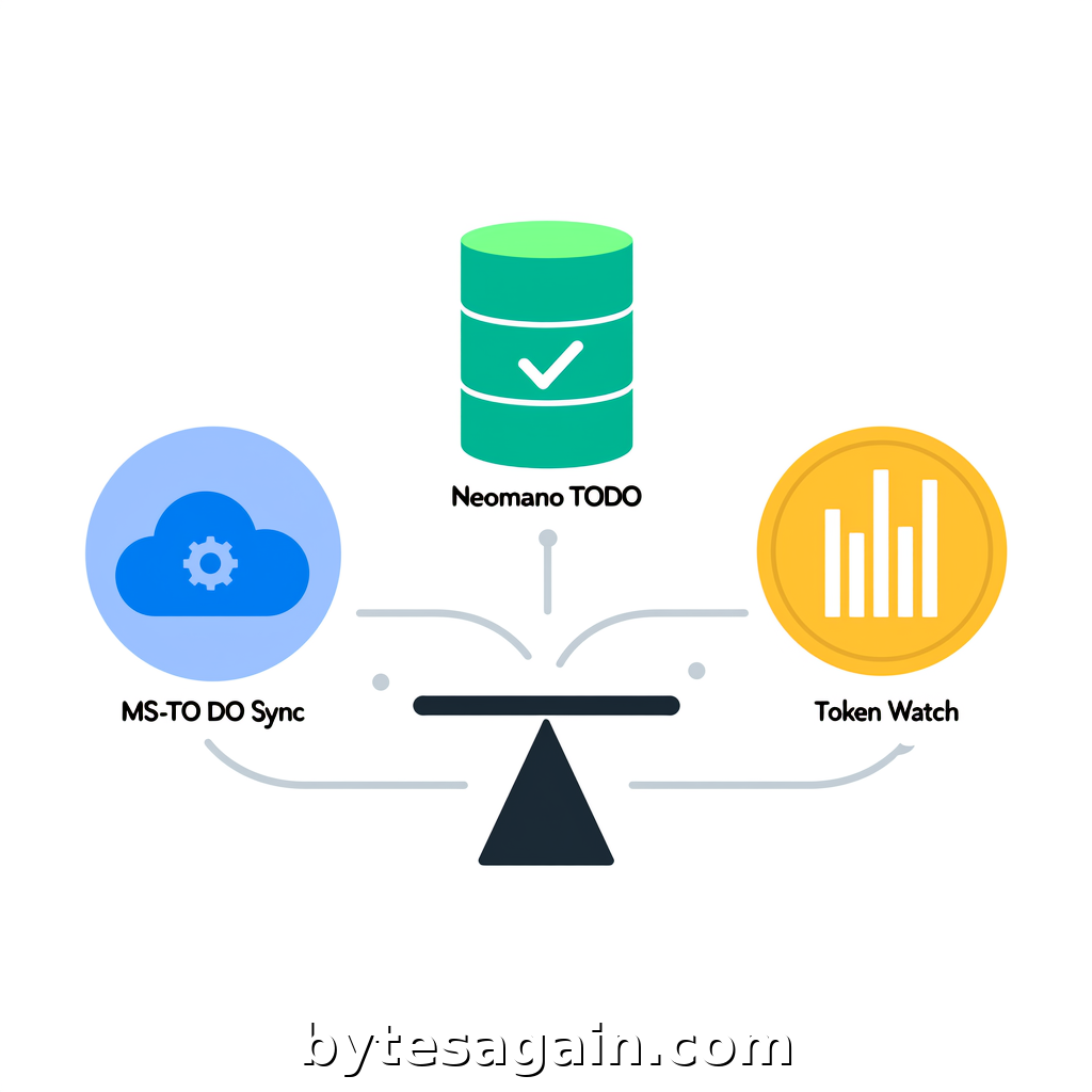 Database Skills Showdown: ms-todo-sync vs Neomano TODO vs Token Watch